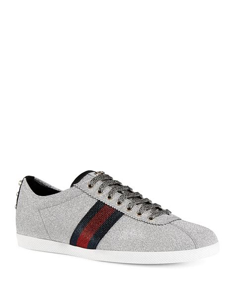 bambi sneakers gucci|Gucci Bambi Web Silver Men's .